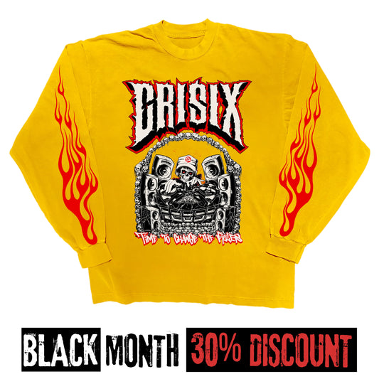 'Time to Change de Rules' Longsleeve Yellow