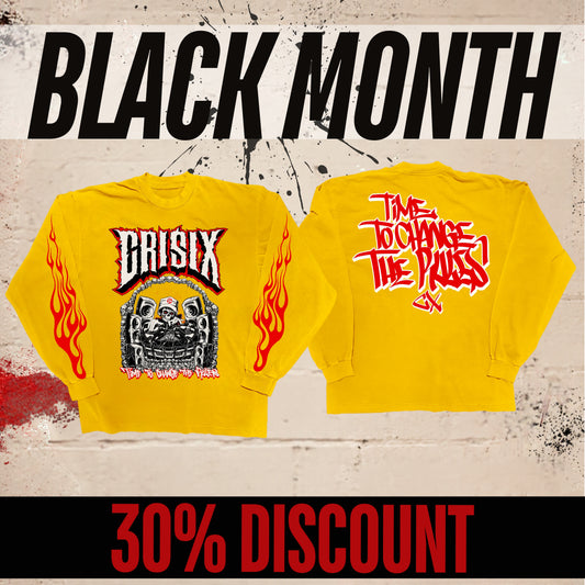 'Time to Change de Rules' Longsleeve Yellow
