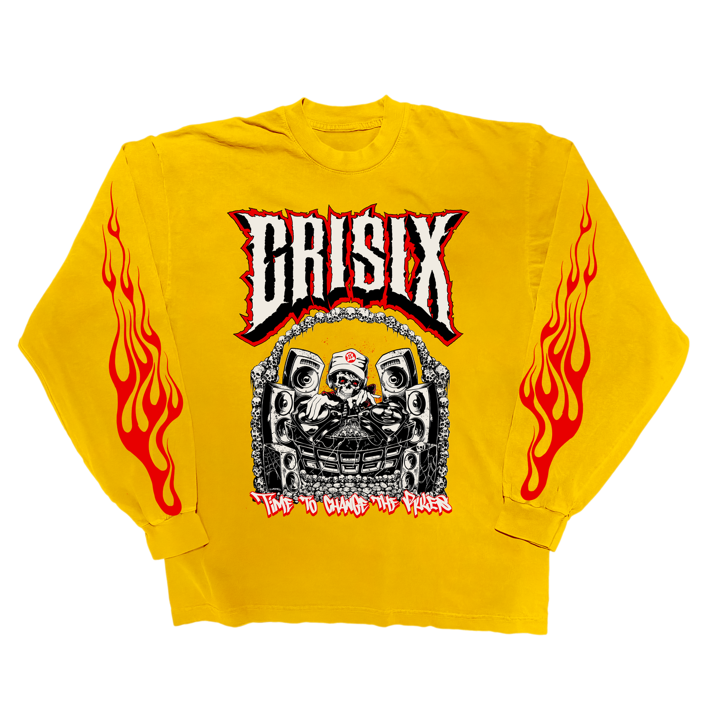 'Time to Change de Rules' Longsleeve Yellow