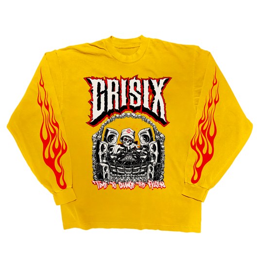 'Time to Change de Rules' Longsleeve Yellow